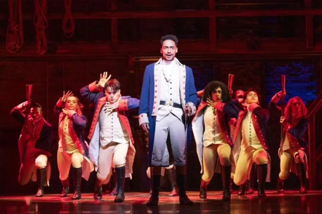 The West End cast of Hamilton
