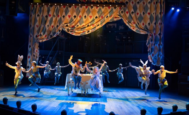 The cast of Ballet Shoes (2025) at the National Theatre. (c) Alastair Muir BS14491