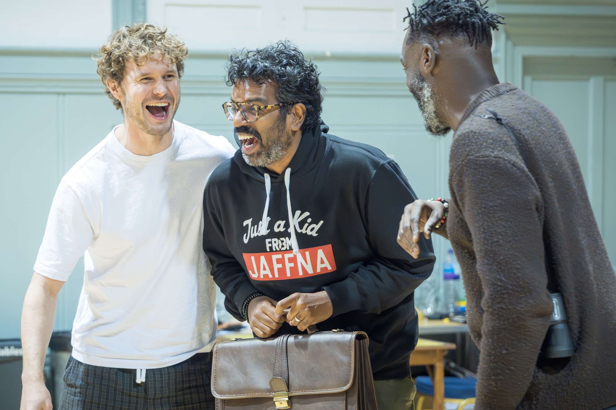 Christopher Rimi Woman in Mind with Sheridan Smith and Romesh Ranganathan – in rehearsals