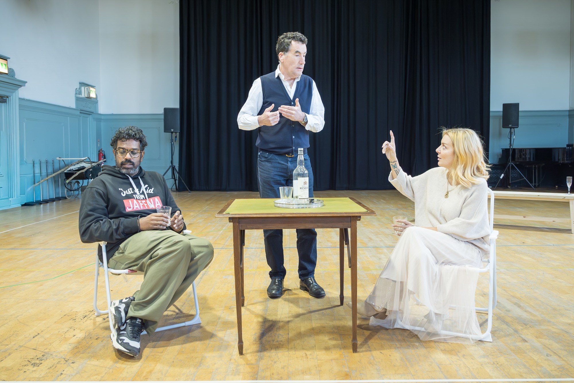 Rose Rohini Romesh Rabindran Woman in Mind with Sheridan Smith and Romesh Ranganathan – in rehearsals