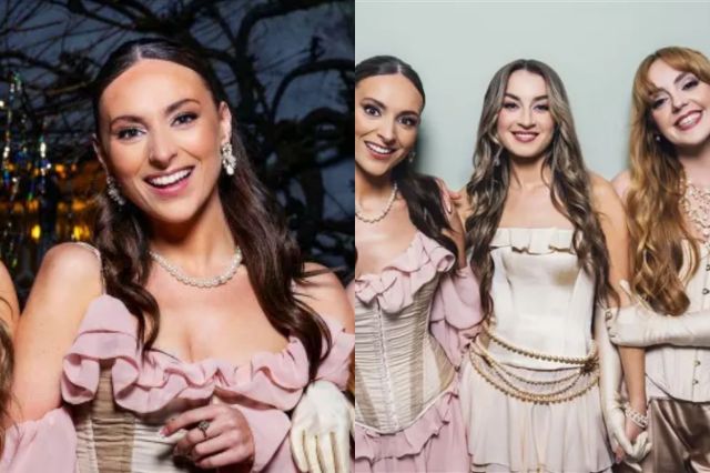 Charlotte Steele, and her with the band