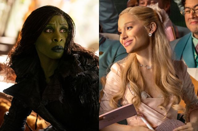 Cynthia Erivo and Ariana Grande in Wicked For Good