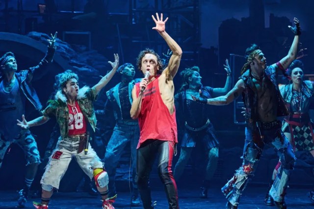 Glenn Adamson and the cast of Bat Out Of Hell