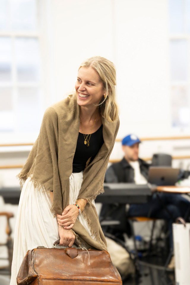HIGH NOON. Rehearsals. Denise Gough. Photo Johan Persson HIGH NOON. Rehearsals. Denise Gough. Photo Johan Persson