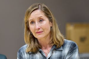 Lauren Ward in rehearsals for Mary Page Marlowe