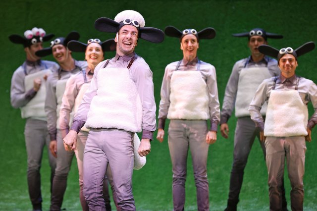 The cast of Shaun the Sheep's Circus Show