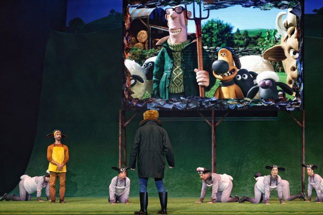 The cast of Shaun the Sheep's Circus Show