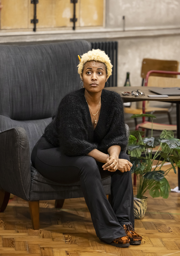 12. Sydney Sainté in rehearsals for Ballad Lines (c)Pamela Raith Photography