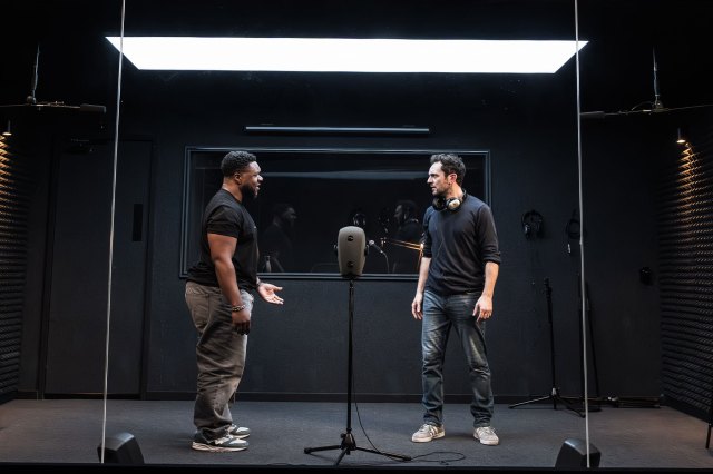 Jonathan Livingstone and George Blagden in A Ghost in Your Ear