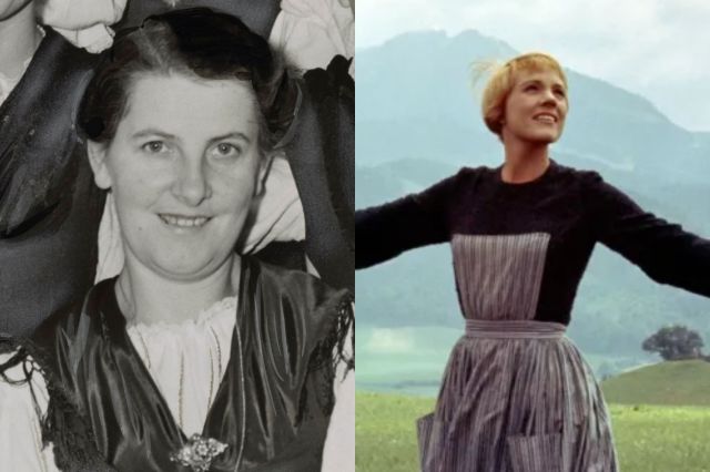 Baroness Maria von Trapp, Julie Andrews in The Sound of Music Baroness Maria von Trapp, Julie Andrews in The Sound of Music