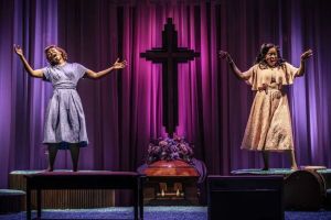 Beverley Knight and Ntombizodwa Ndlovu, photo by Marc Brenner