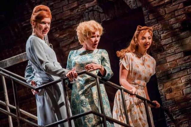 Janie Dee, Imelda Staunton and Zizi Strallen in Follies, Tristram Kenton Janie Dee, Imelda Staunton and Zizi Strallen in Follies, Tristram Kenton