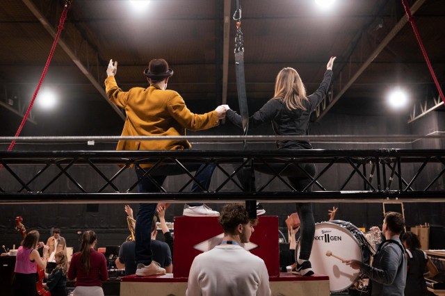 Lee Mead and Monique Young Barnum UK and Ireland Tour (Rehearsal Images) Photo credit Mark Senior A6210