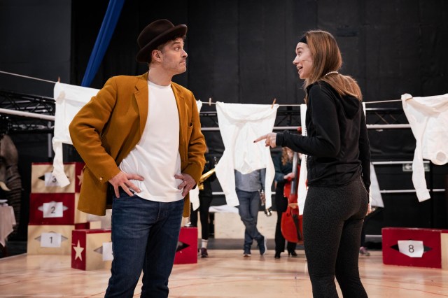 Lee Mead and Monique Young Barnum UK and Ireland Tour (Rehearsal Images) Photo credit Mark Senior A6457