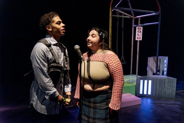 Tyrese Walters and Jess Senanayake in My Brother's A Genius