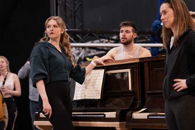 Penny Ashmore, James Gill and Monique Young Barnum UK and Ireland Tour (Rehearsal Images) Photo credit Mark Senior A7074