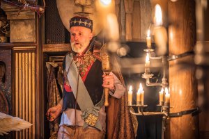 Tim Crouch (as Prospero) in The Tempest