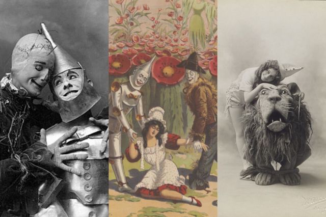 The cast of The Wizard of Oz and promotional images, all in the public domain The cast of The Wizard of Oz and promotional images, all in the public domain