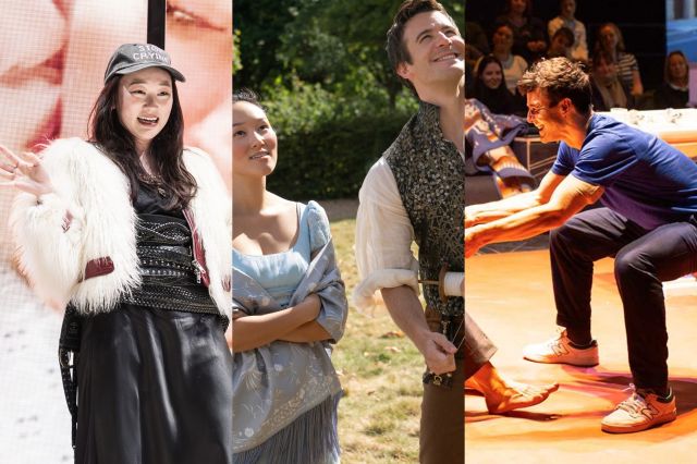 Yerin Ha in the Maids, Ha and Luke Thompson in Bridgerton, Thompson in A Little Life