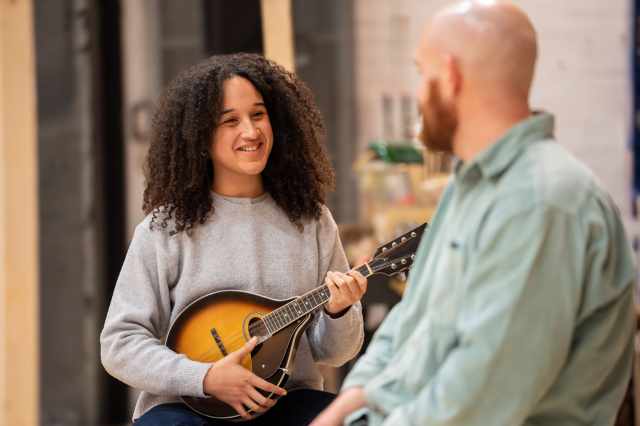 Aisha Mae McCormick (Ensemble) in rehearsal for Summerfolk at the National Theatre. Photographer Johan Persson 00938 Aisha Mae McCormick (Ensemble) in rehearsal for Summerfolk at the National Theatre. Photographer Johan Persson 00938