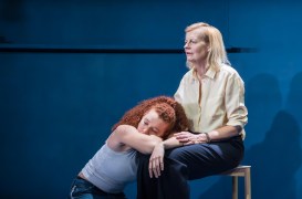 Anastasia Hille and Erin Kellyman in EVENING ALL AFTERNOON Donmar Warehouse photo by Marc Brenner