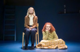 Anastasia Hille and Erin Kellyman in EVENING ALL AFTERNOON Donmar Warehouse photo by Marc Brenner