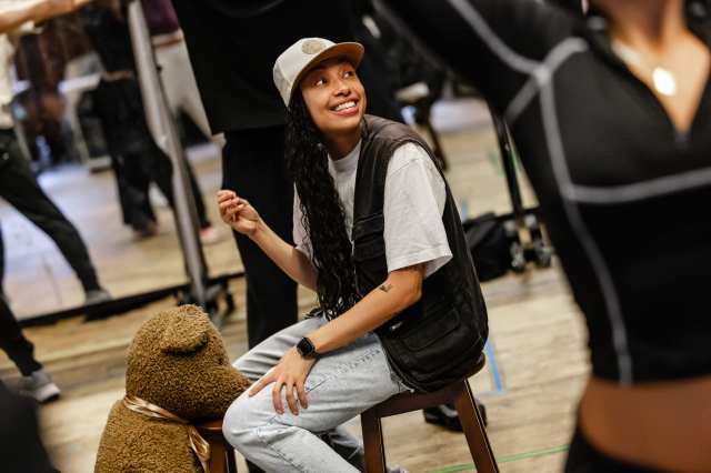 Ebony Clarke in rehearsals for I'M EVERY WOMAN THE CHAKA KHAN MUSICAL, Credit Danny Kaan