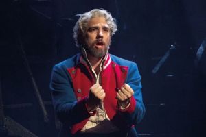 Ian McIntosh in Les Mis, photo by Danny Kaan