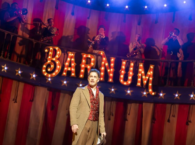 Lee Mead (P.T Barnum) Barnum UK Tour Photo credit Pamela Raith 004 Lee Mead (P.T Barnum) Barnum UK Tour Photo credit Pamela Raith 004