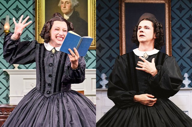 Mason Alexander Park and John Cameron Mitchell in Oh, Mary!