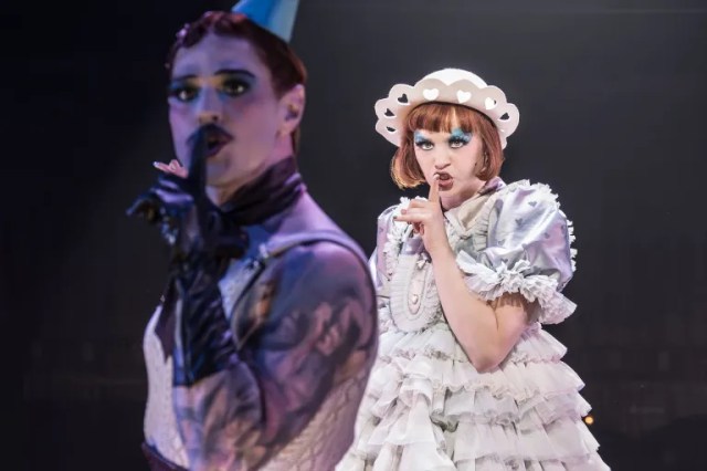 Matt Willis and Katie Hall in Cabaret