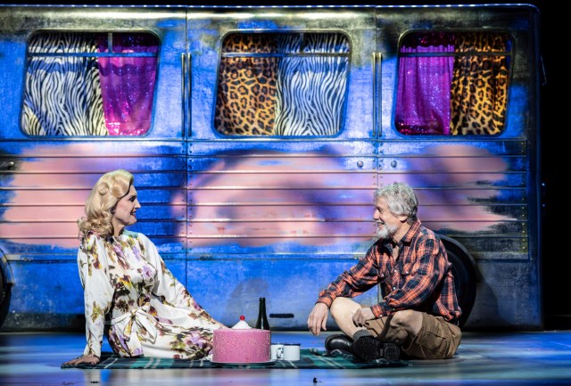 Priscilla Queen of the Desert The Musical Adèle Anderson and Peter Duncan Credit Johan Persson