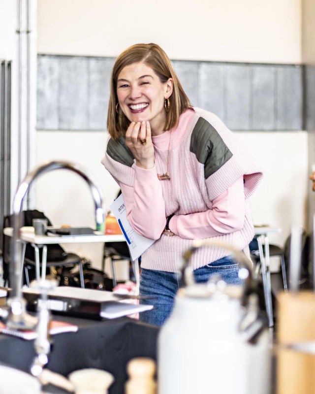 Rosamund Pike in Inter Alia Rehearsal Room Photos (Credit Justine Matthew) 04235 Rosamund Pike in Inter Alia Rehearsal Room Photos (Credit Justine Matthew) 04235