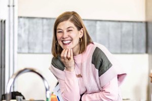 Rosamund Pike in rehearsals for Inter Alia