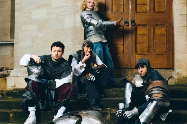 Sean Delaney, Lydia Larson, Debra Gillett and Ali Hadji Heshmati, photo by MOJA.WTF.