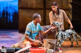 Alistair Nwachukwu and Yana Penrose in The Boy Who Harnessed the Wind