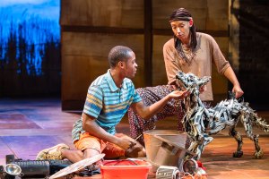 Alistair Nwachukwu and Yana Penrose in The Boy Who Harnessed the Wind