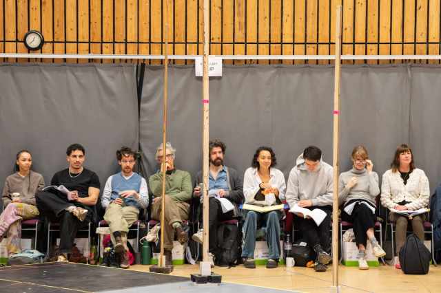 The Company in rehearsals for Summerfolk at the National Theatre. Photographer Johan Persson 00789 The Company in rehearsals for Summerfolk at the National Theatre. Photographer Johan Persson 00789