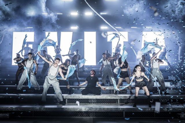 The West End cast of Evita