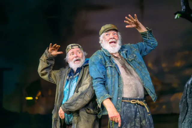 George Costigan and Matthew Kelly in Waiting for Godot