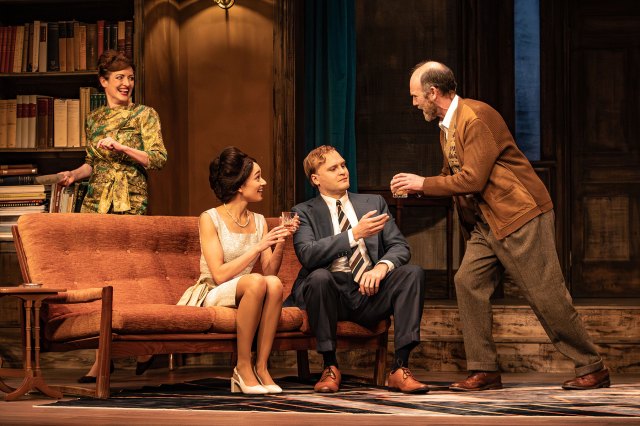 Katy Stephens, Leah Haile, Ben Hall and Matthew Pidgeon in Who's Afraid of Virginia Woolf?