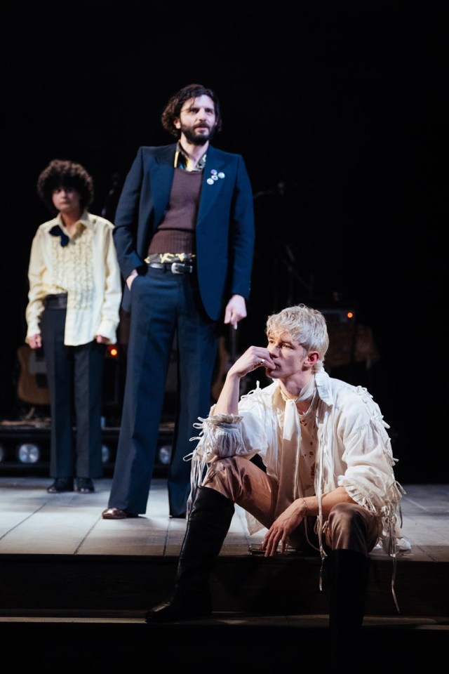 10. TEETH 'N' SMILES. Roman Asde (Anson), Michael Fox (Arthur) and Samuel Jordan (Smegs). Photo by Helen Murray