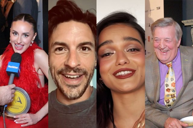 Amber Davies, Jonathan Bailey, Rachel Zegler and Stephen Fry