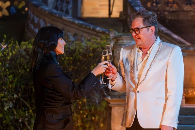 Claudia Winkleman and Alan Carr, © BBC