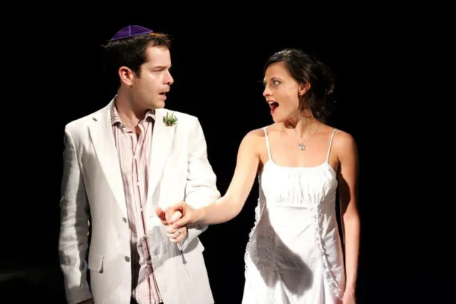 Damian Humbley and Lara Pulver