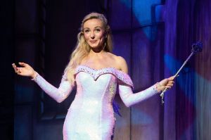 Helen George in pantomime, photo by Ian Olsson
