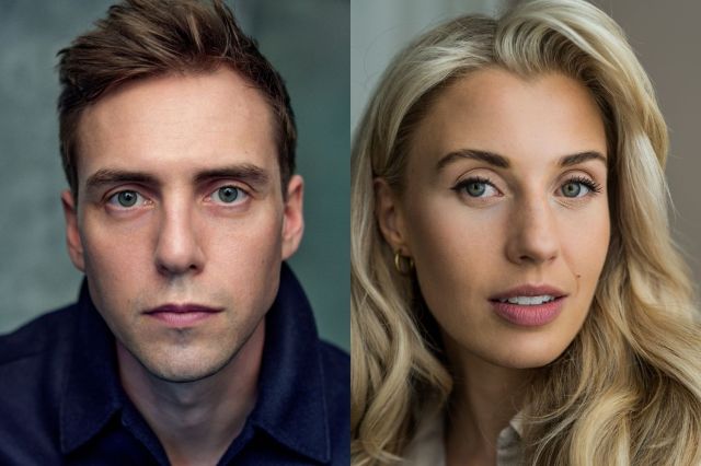 Jamie Muscato and Celinde Schoenmaker, photos supplied by the production