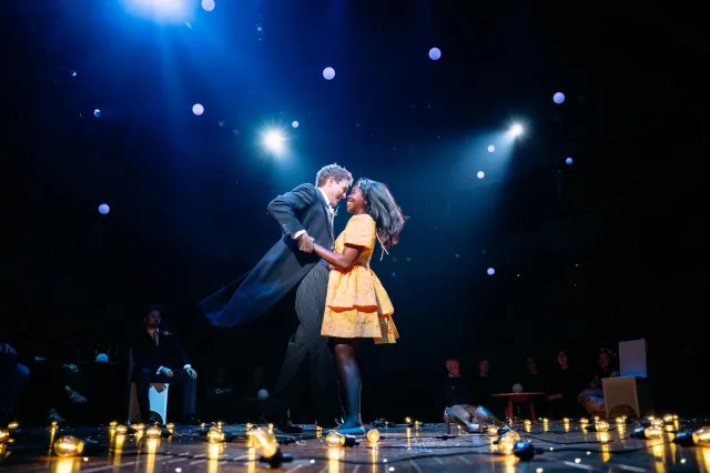 Lyceum One Day Jamie Muscato as Dexter and Sharon Rose as Emma image by Mihaela Bodlovic 203