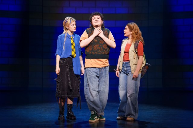 Georgie Buckland, Max Gill and Emily Lane in Mean Girls