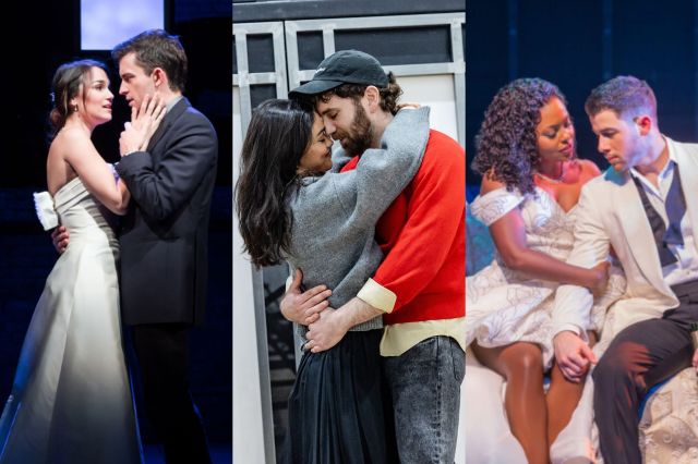 Samantha Barks and Jonathan Bailey, Rachel Zegler and Ben Platt, Adrienne Warren and Nick Jonas